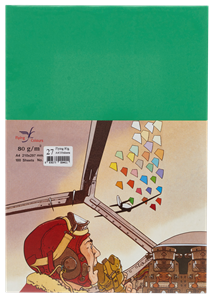 Picture of กระดาษสีถ่ายเอกสารฟลายอิ้ง (Flying) Colours No.27 สีเขียวต้นสน (100 แผ่น)