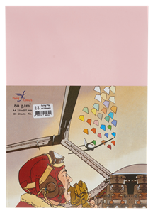 Picture of กระดาษสีถ่ายเอกสารฟลายอิ้ง (Flying) Colours No.18 สีชมพู (100 แผ่น)