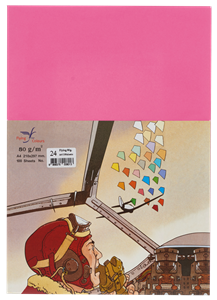 Picture of กระดาษสีถ่ายเอกสารฟลายอิ้ง (Flying) Colours No.24 สีชมพูบานเย็น (100 แผ่น)