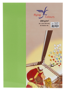 Picture of กระดาษสีถ่ายเอกสารฟลายอิ้ง (Flying) Colours No.21 สีเขียวสด (50 แผ่น)