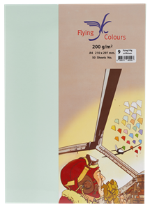 Picture of กระดาษสีถ่ายเอกสารฟลายอิ้ง (Flying) Colours No.9 สีเขียวอ่อน (50 แผ่น)