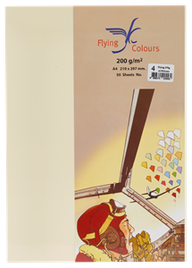 Picture of กระดาษสีถ่ายเอกสารฟลายอิ้ง (Flying) Colours No.4 สีครีม (50 แผ่น)