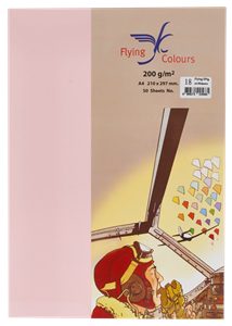 Picture of กระดาษสีถ่ายเอกสารฟลายอิ้ง (Flying) Colours No.18 สีชมพู (50 แผ่น)