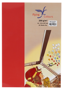 Picture of กระดาษสีถ่ายเอกสารฟลายอิ้ง (Flying) Colours No.30 สีแดงสด (50 แผ่น)