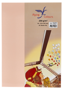 Picture of กระดาษสีถ่ายเอกสารฟลายอิ้ง (Flying) Colours No.11 สีลูกพีช (50 แผ่น)