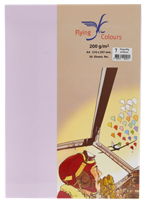 Picture of กระดาษสีถ่ายเอกสารฟลายอิ้ง (Flying) Colours No.7 สีม่วงอ่อน (50 แผ่น)