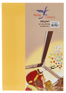 Picture of กระดาษสีถ่ายเอกสารฟลายอิ้ง (Flying) Colours No.16 สีเหลืองเข้ม (50 แผ่น)