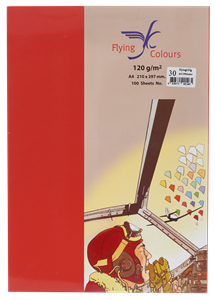 Picture of กระดาษสีถ่ายเอกสารฟลายอิ้ง (Flying) Colours No.30 สีแดงสด (100 แผ่น)
