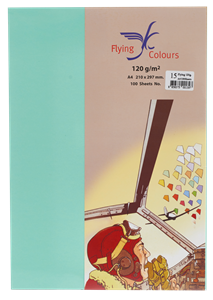 Picture of กระดาษสีถ่ายเอกสารฟลายอิ้ง (Flying) Colours No.15 สีเขียวน้ำทะแล (100 แผ่น)