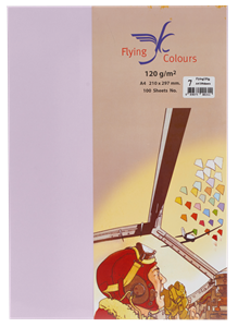 Picture of กระดาษสีถ่ายเอกสารฟลายอิ้ง (Flying) Colours No.7 สีม่วงอ่อน (100 แผ่น)