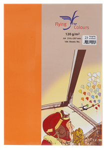 Picture of กระดาษสีถ่ายเอกสารฟลายอิ้ง (Flying) Colours No.23 สีส้ม (100 แผ่น)
