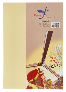 Picture of กระดาษสีถ่ายเอกสารฟลายอิ้ง (Flying) Colours No.10 สีเหลืองอ่อน (100 แผ่น)