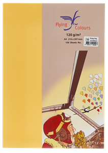 Picture of กระดาษสีถ่ายเอกสารฟลายอิ้ง (Flying) Colours No.16 สีเหลือง (100 แผ่น)