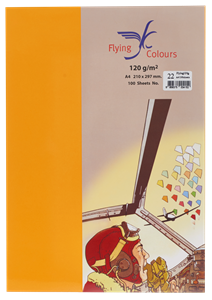 Picture of กระดาษสีถ่ายเอกสารฟลายอิ้ง (Flying) Colours No.22 สีทอง (100 แผ่น)