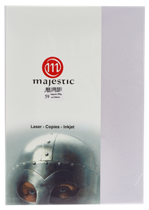 Picture of กระดาษประกายมุก Majestic เงิน 250 แกรม, 059, 25 แผ่น