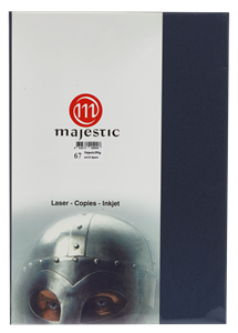 Picture of กระดาษประกายมุก Majestic น้ำเงิน 250 แกรม, 067, 25 แผ่น