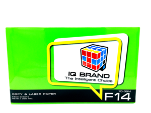 Picture of กระดาษถ่ายเอกสาร IQ Brand เขียว 70-F14 (500 แผ่น)