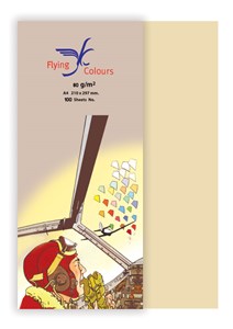 Picture of กระดาษสีถ่ายเอกสารฟลายอิ้ง (Flying) Colours No.12 สีไข่ไก่ (100 แผ่น)