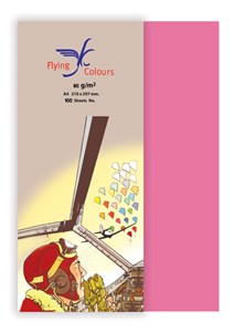Picture of กระดาษสีถ่ายเอกสารฟลายอิ้ง (Flying) Colours No.26 สีชมพูพาสเทล (100 แผ่น)