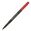 Picture of ปากกาเขียนแผ่นใสกันน้ำ เฟเบอร์คาสเทล (Faber Castell) M ลบไม่ได้ แดง