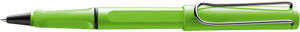 Picture of ปากกา LAMY safari green [313] Rollerball pen, M63M black, sturdy plastic, shiny green