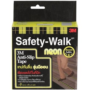 Picture of เทปกันลื่นชนิดม้วน 3M ชนิดสะท้อนแสง สําหรับงานภายนอก ANTI-SLIP TAPE NEON 5M.