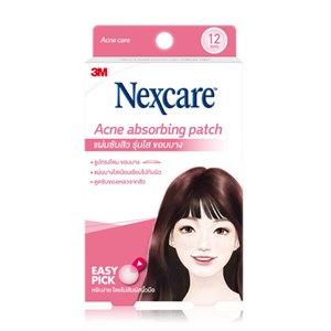 Picture of เน็กซ์แคร์ แผ่นซับสิวรุ่นใส ขอบบาง 12 ชิ้น Nexcare Acne Absorbing Patch 3M