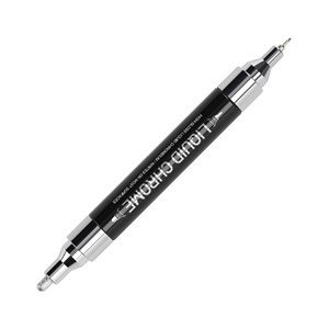 Picture of ARTLINE ปากกาน้ำมัน 2หัว เงิน Zeyar Liquid Chrome