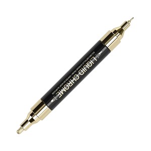 Picture of ARTLINE ปากกาน้ำมัน 2หัว ทอง Zeyar Liquid Chrome