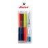 Picture of ตราม้า ดินสอสีไม้ยาว (2หัว 2สี) 6แท่ง 12สี +กบ+ดินสอ+ยางลบ H-612