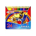 Picture of ตราม้า ดินสอสีไม้ยาว 24สี กล่องเหล็ก สีแดง