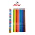 Picture of ตราม้า ดินสอสีแท่งสามเหลี่ยม 12สี กล่องดำ