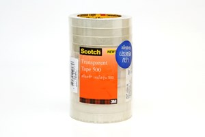 Picture of สก๊อตช์® เทปใส 500 1/2"x36y,ใหญ่,แพ็คประหยัด 12 ม้วน (ทาวเวอร์)