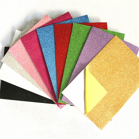Picture of กระดาษโฟมกากเพชร ชนิดกาว อาร์ทไลน์ A-line สีฟ้า