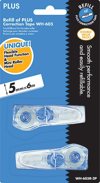 รูปภาพของ รีฟิลเทปลบคำผิด PLUS รุ่น WH-605R-2P
