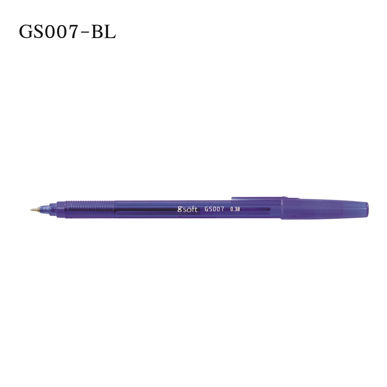 รูปภาพของ ปากกาลูกลื่นเจล g'SOFT GS007-BL-30 น้ำเงิน