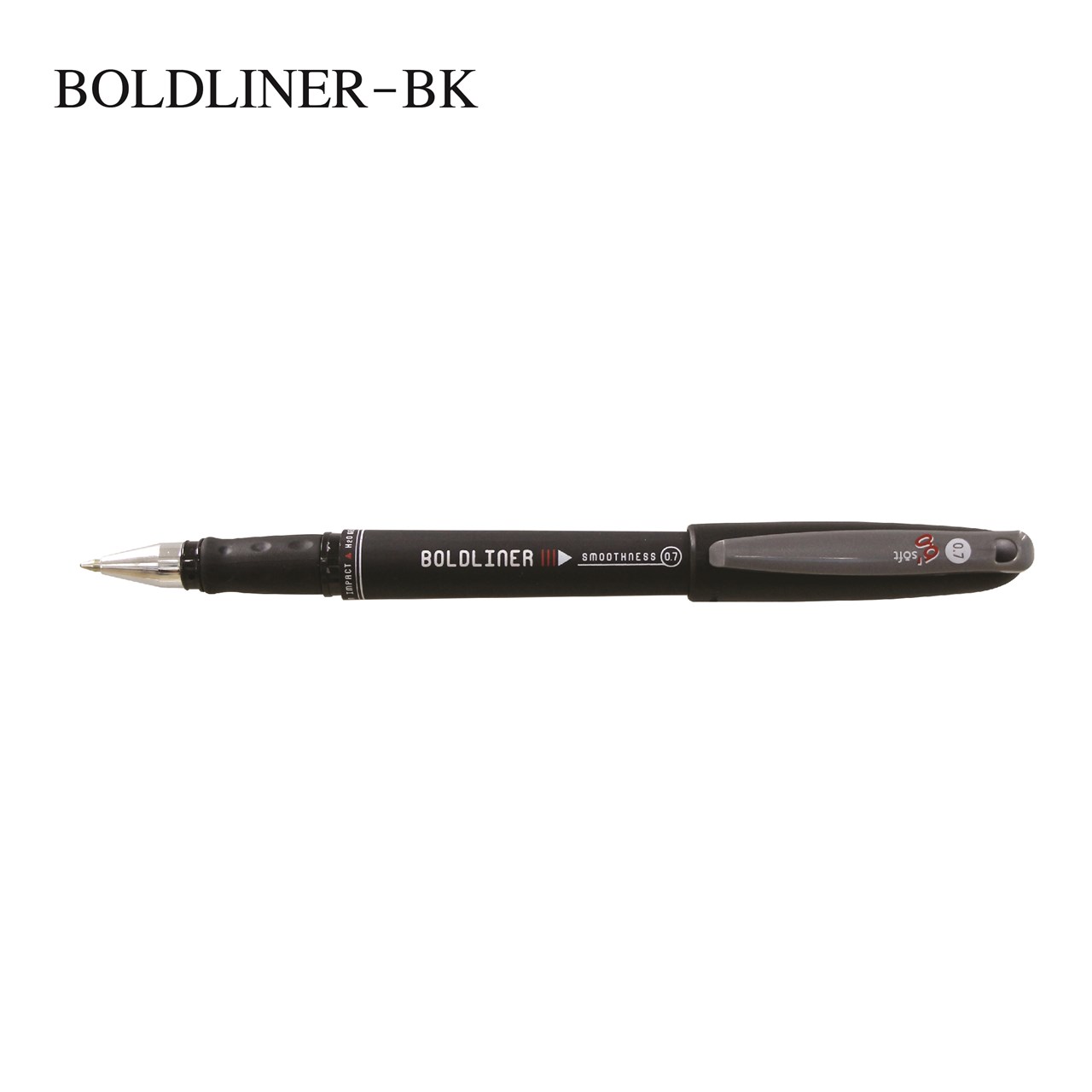 รูปภาพของ ปากกาเจล BOLDLINER g'SOFT 0.7 ดำ