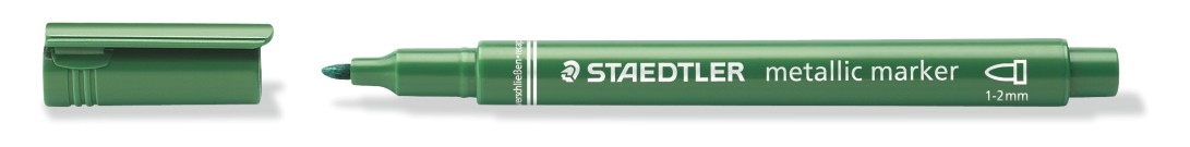 Picture of สเต็ดเล่อร์ (Staedtler) ปากกามาร์เกอร์ เมเทลิค สีเขียว