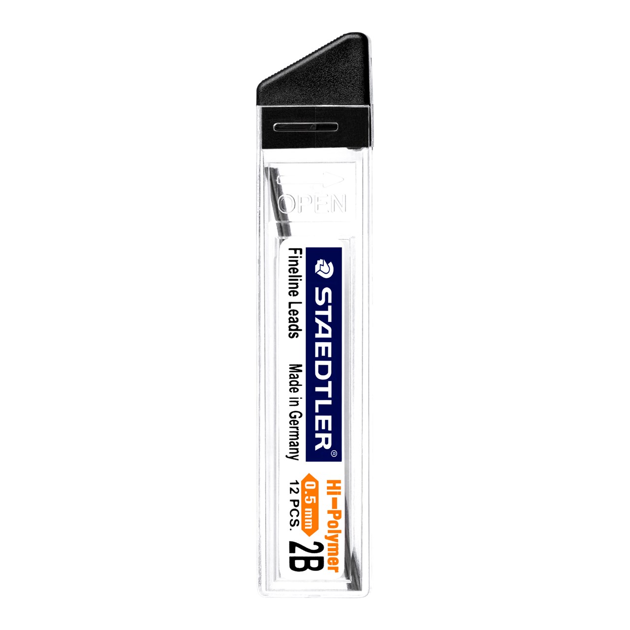 รูปภาพของ สเต็ดเล่อร์ (Staedtler) ไส้ดินสอดำ 0.5 มม. 2B
