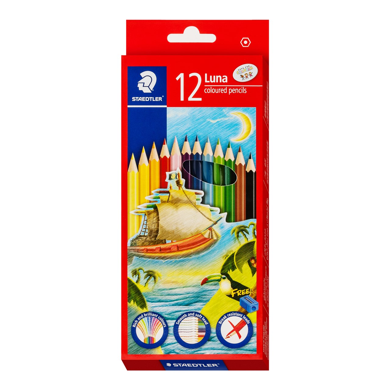Picture of สเต็ดเล่อร์ (Staedtler) ดินสอสีไม้ ลูน่า 12 สี FSC™ 100%