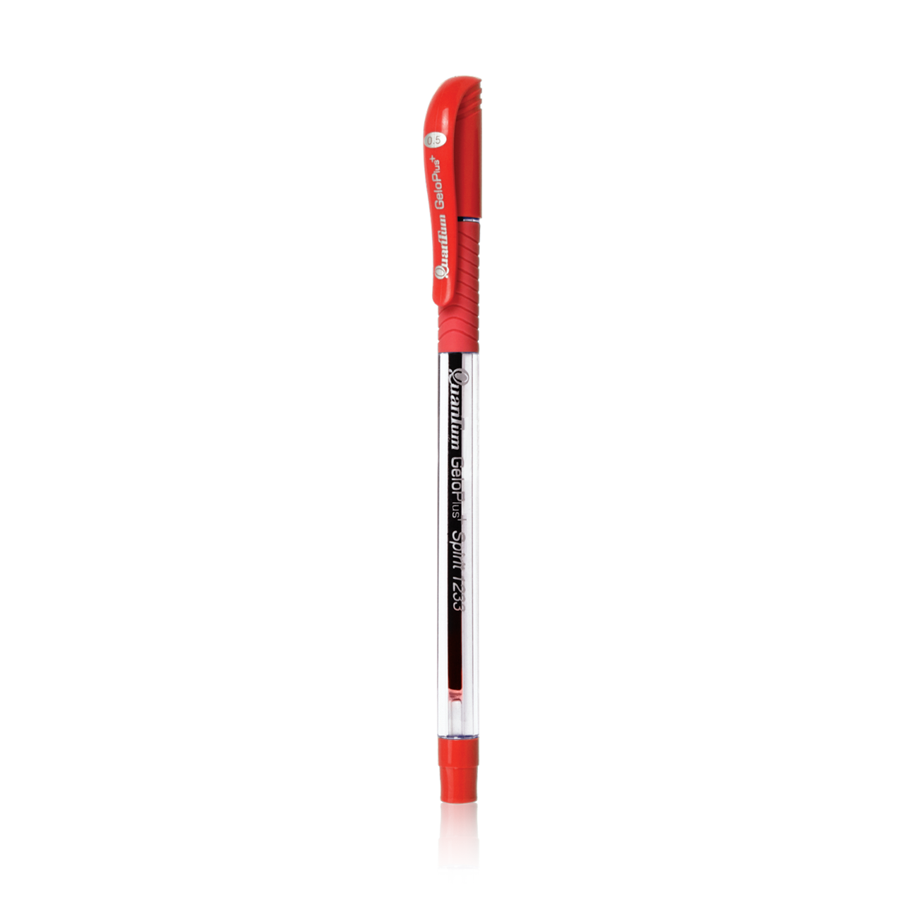 Picture of ควอนตั้มปากกาเจลโล่พลัส Spirit 1233 สีแดง