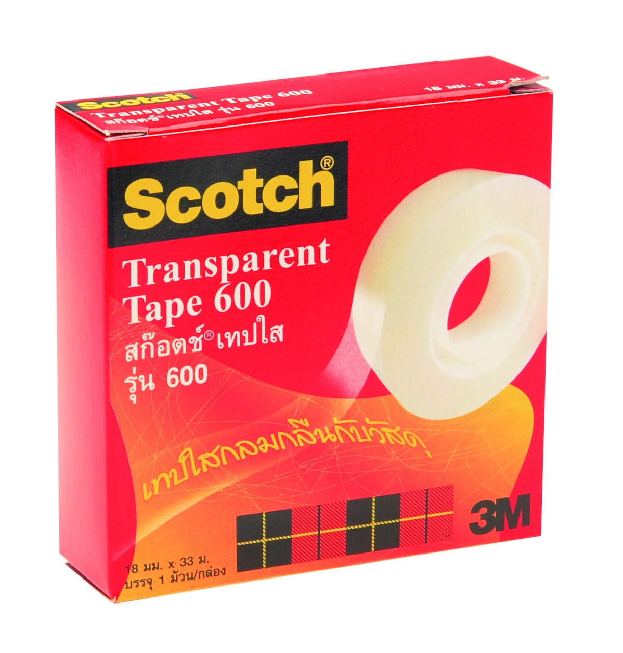Picture of สก๊อตช์ เทปใส # 600, 3/4" x 36 หลา