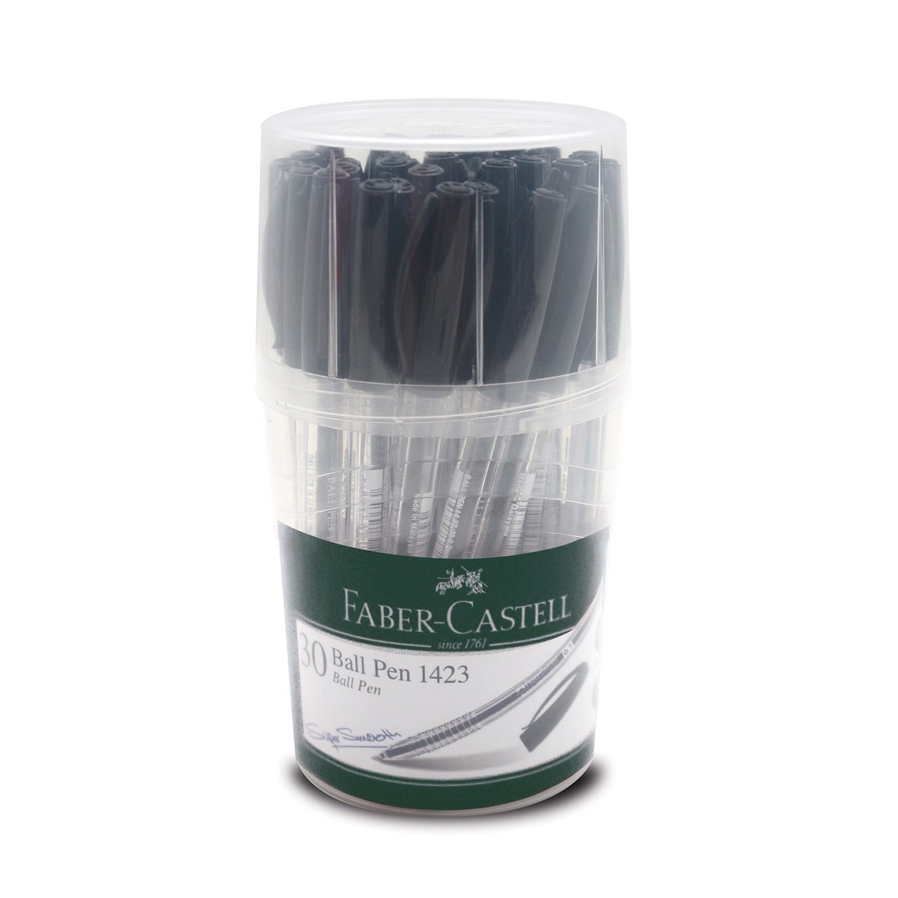 Picture of ปากกาลูกลื่น เฟเบอร์คาสเทล (Faber Castell) 1423, 0.7 ดำ,(1x30)