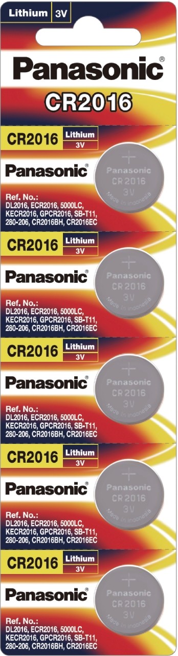 รูปภาพของ ถ่านกระดุม Panasonic CR-2016 ลิเธี่ยม
