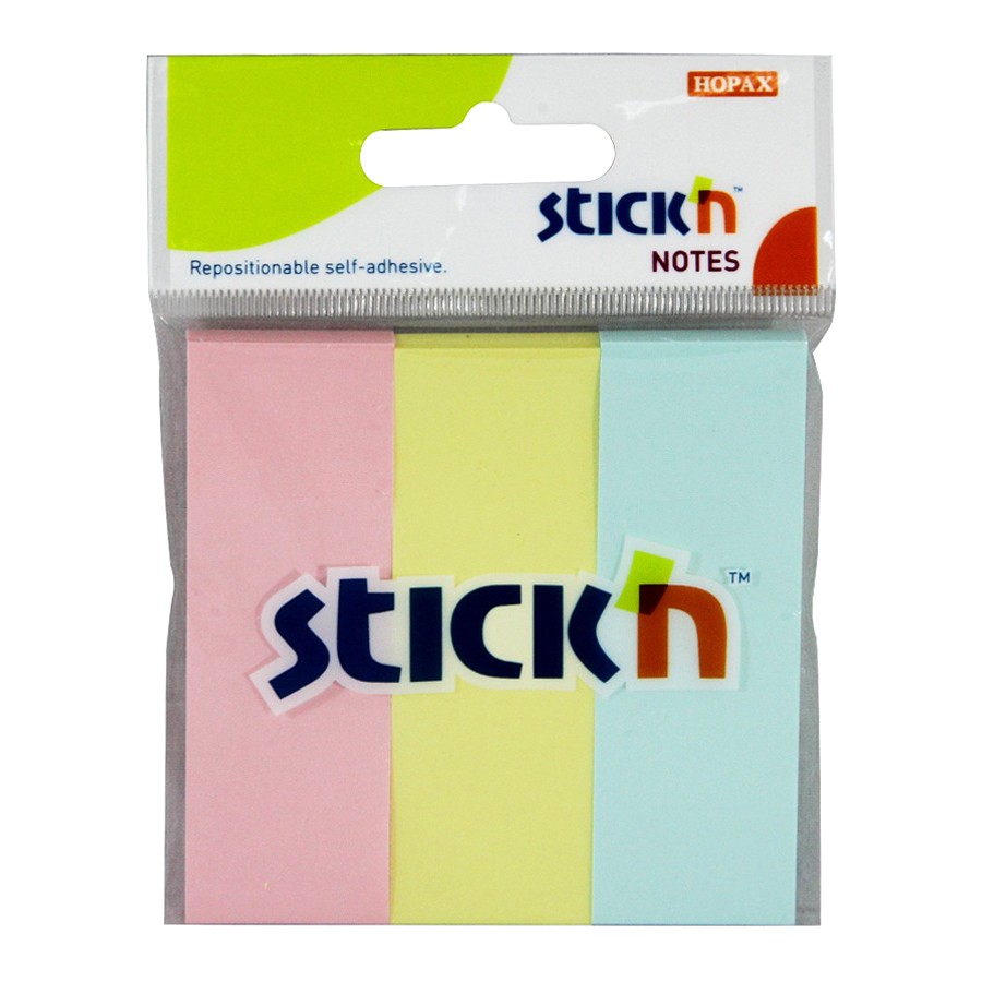 Picture of สติ๊ก'เอ็น 1 x 3", พาสเทล 3 สี/แพ็ค 21128 กระดาษโน้ต