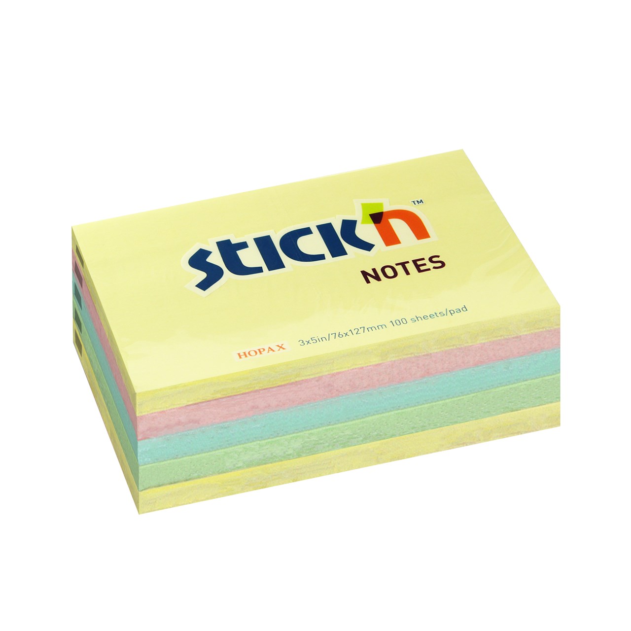 Picture of สติ๊ก'เอ็น 3 x 5" คละสีพาสเทล (4+1) 5สี กระดาษโน้ต