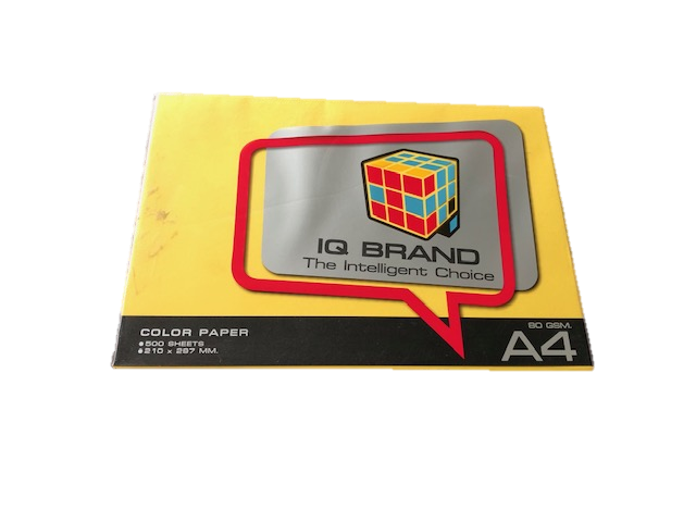 Picture of กระดาษสีถ่ายเอกสาร IQ Lemon 