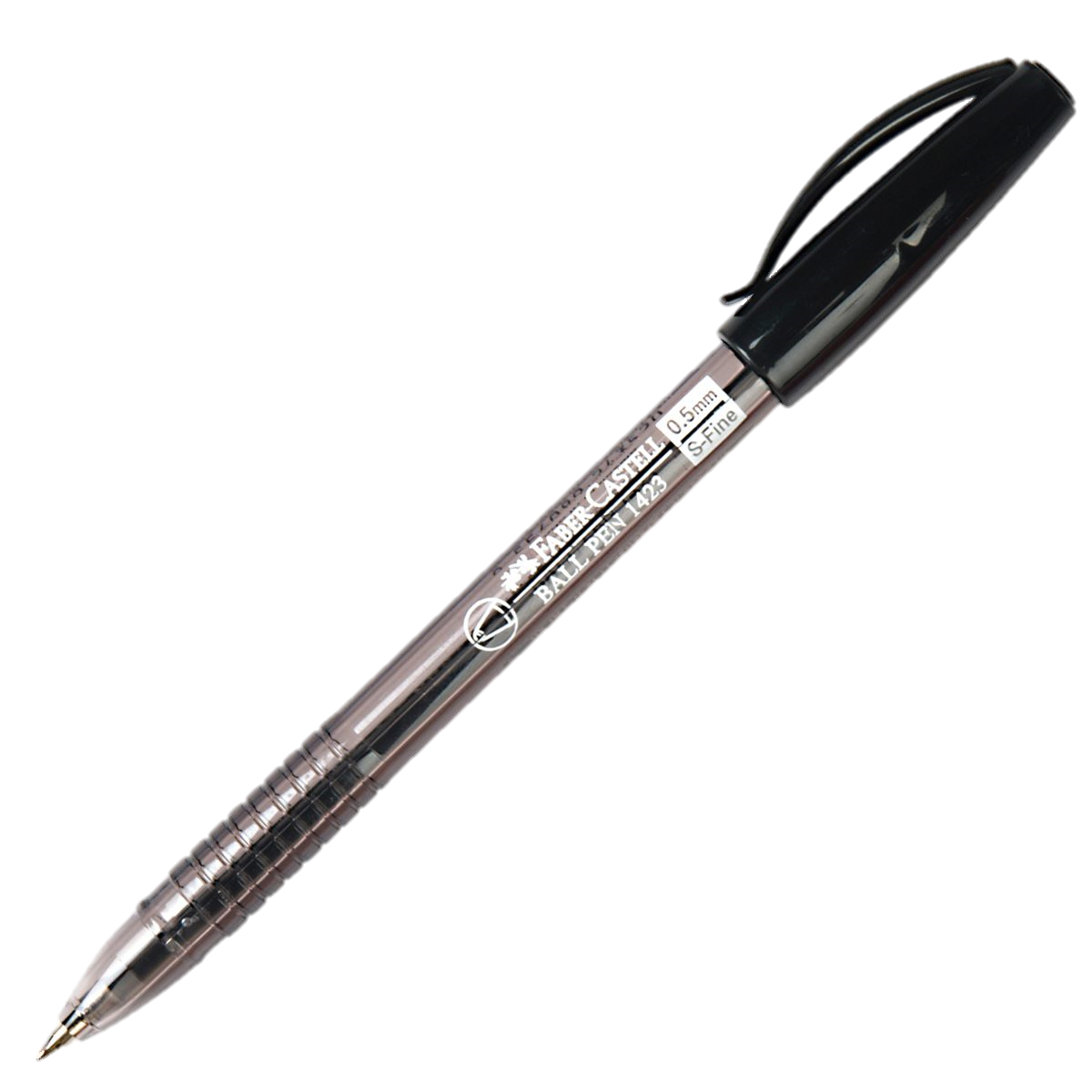 รูปภาพของ ปากกาลูกลื่น เฟเบอร์คาสเทล (Faber Castell) 1423, 0.5 ดำ
