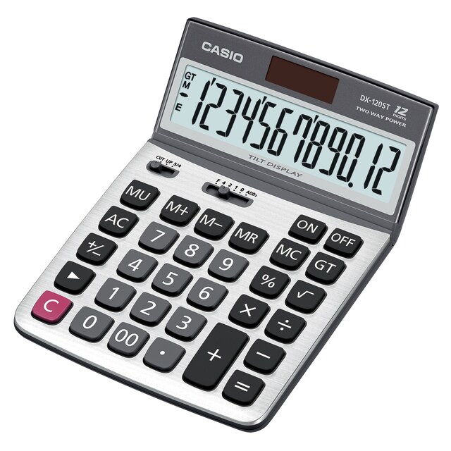 รูปภาพของ เครื่องคิดเลข Casio DX-120 ST, 12 หลัก