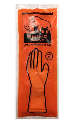รูปภาพของ "Rhino" ถุงมือยางธรรมชาติ (Size S)